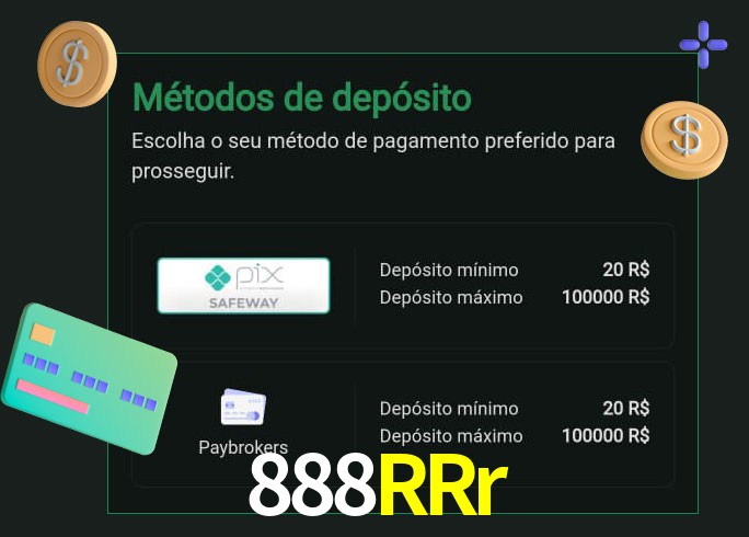 O cassino 888RRr oferece uma grande variedade de métodos de pagamento