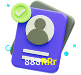 Tornar-se um membro do 888RRr é muito simples